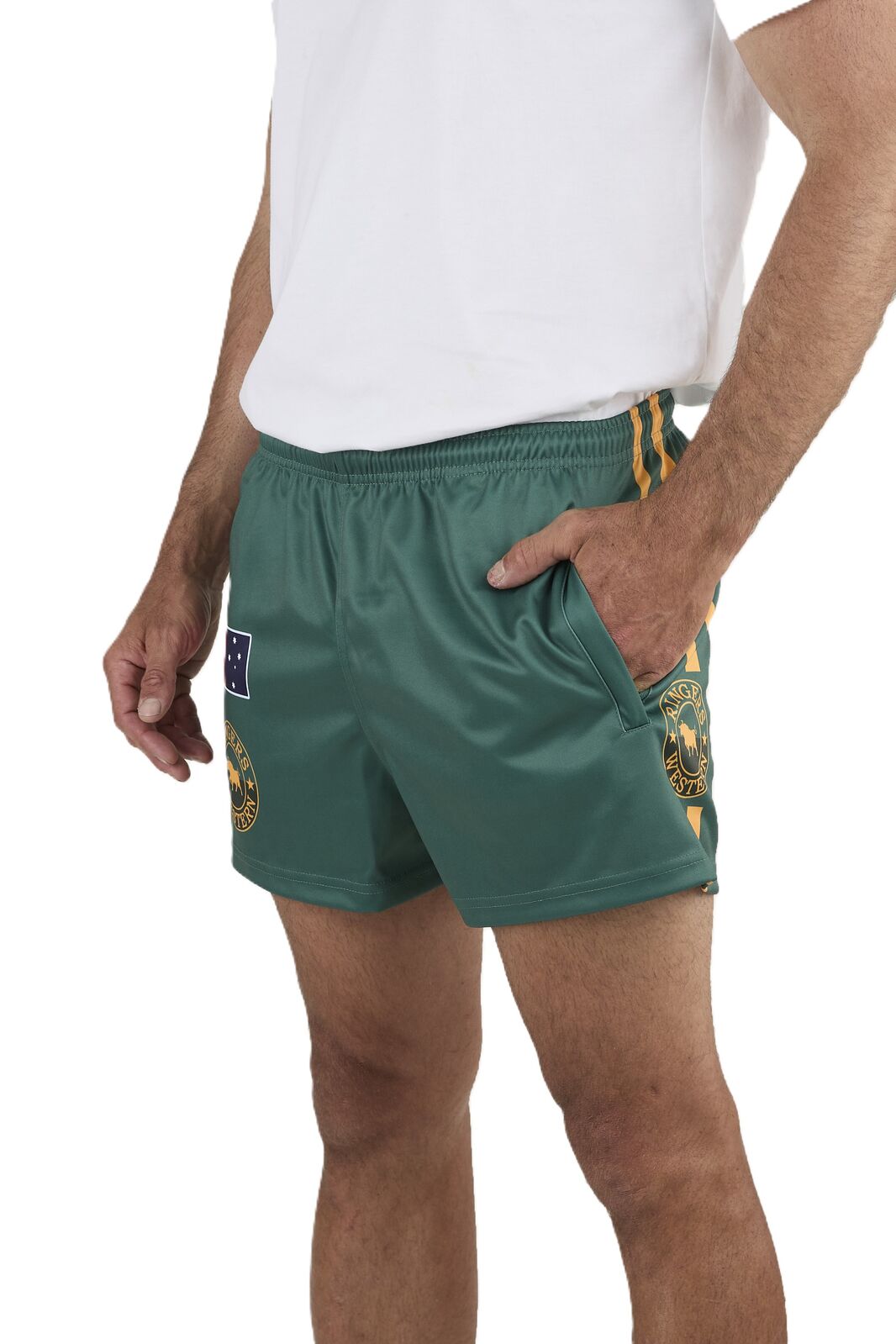 Good Bloke Footy Shorts - Pine