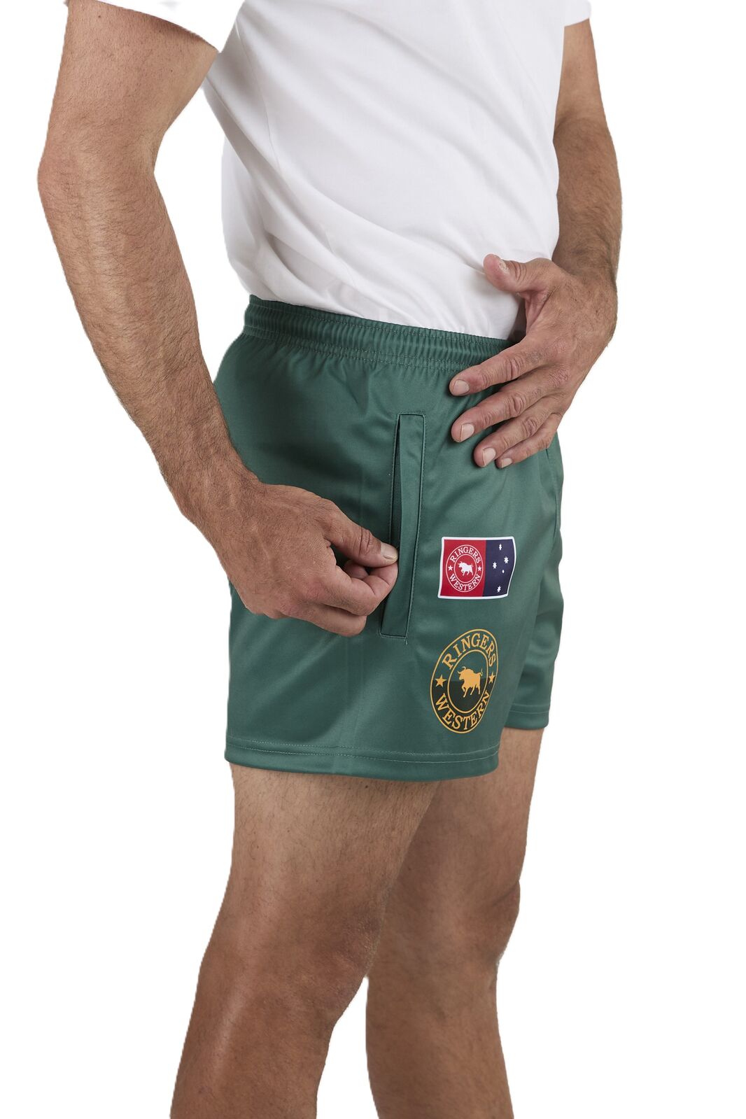 Good Bloke Footy Shorts - Pine