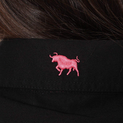 Signature Jillaroo Womens Sleeveless Work Shirt - Black/Melon