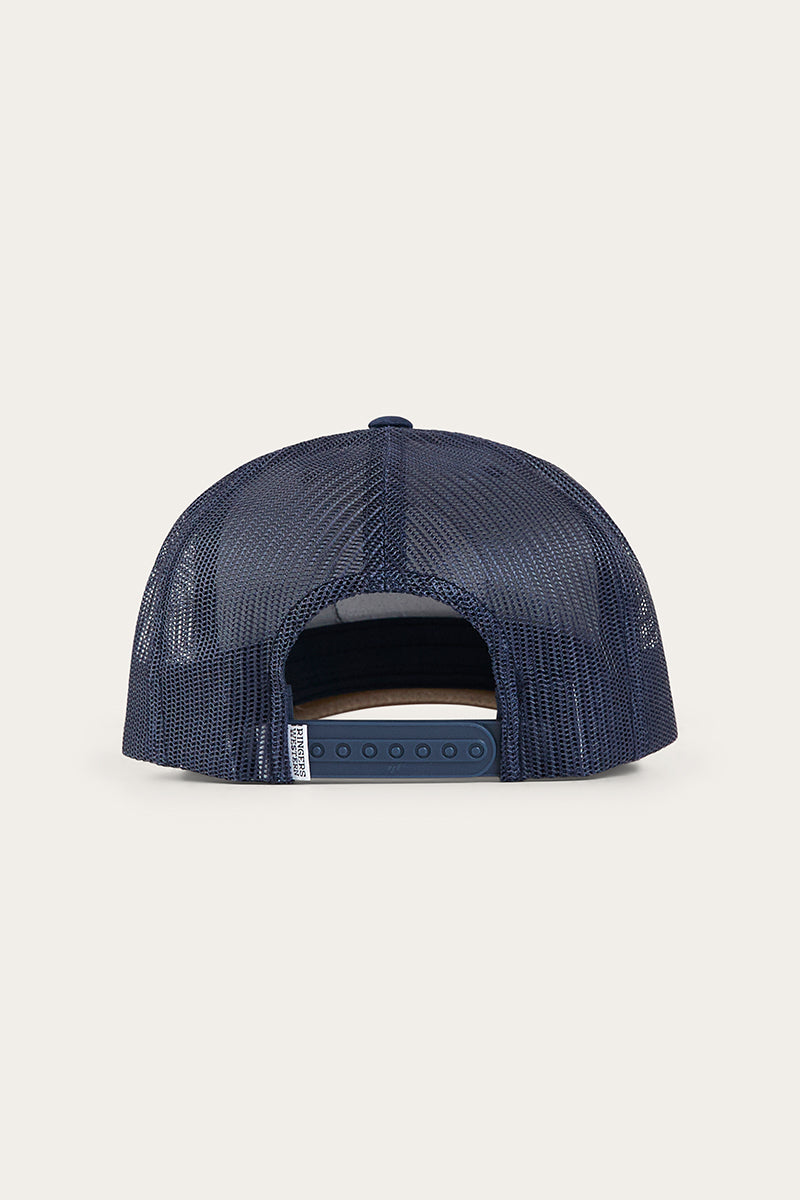 Signature Bull Trucker Cap - Dark Navy/Clay