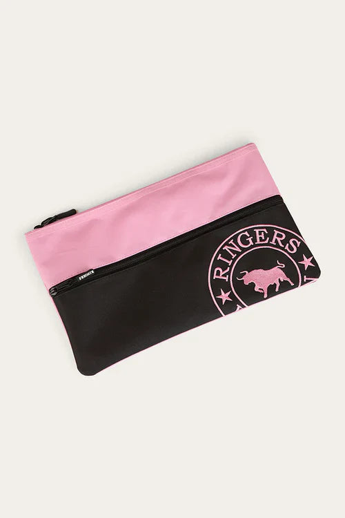 Ringers Western Spencer Pencil Case - Black/Pink