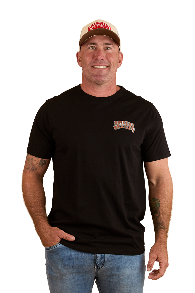 Do No Harm Take No Bull Mens Loose Fit T-Shirt - Black