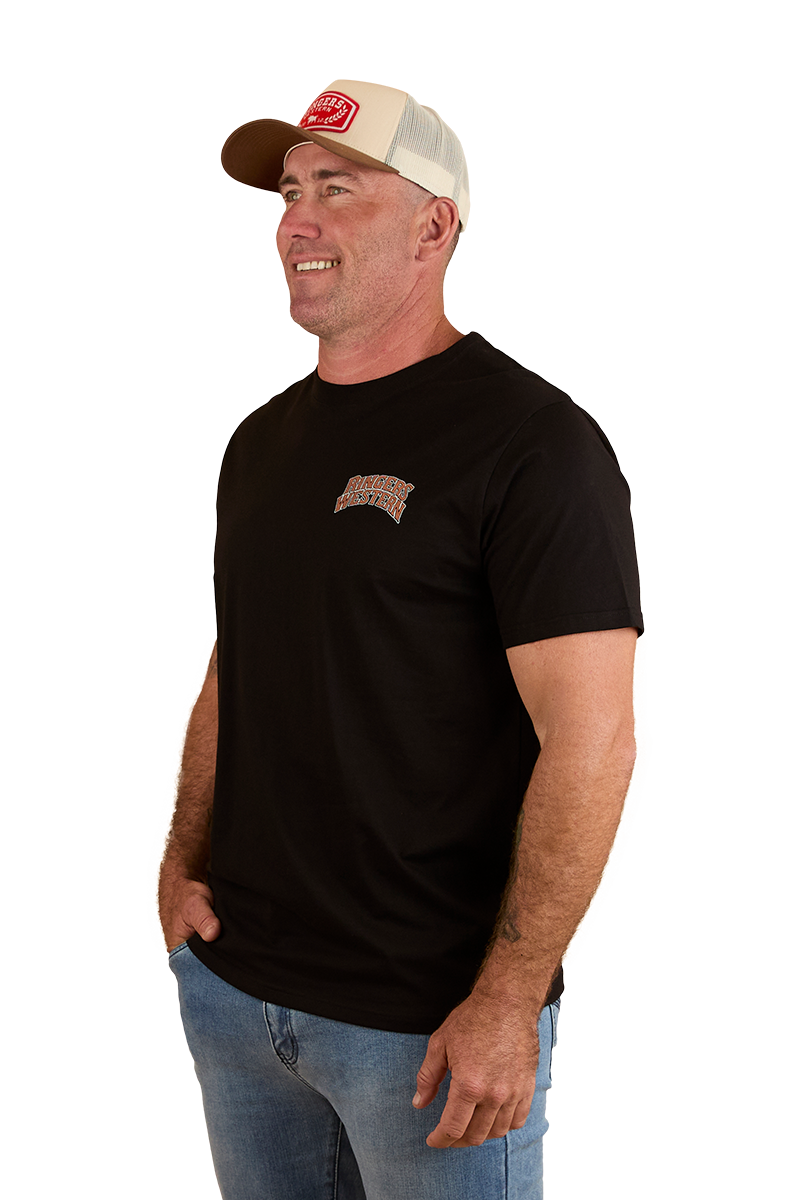 Do No Harm Take No Bull Mens Loose Fit T-Shirt - Black