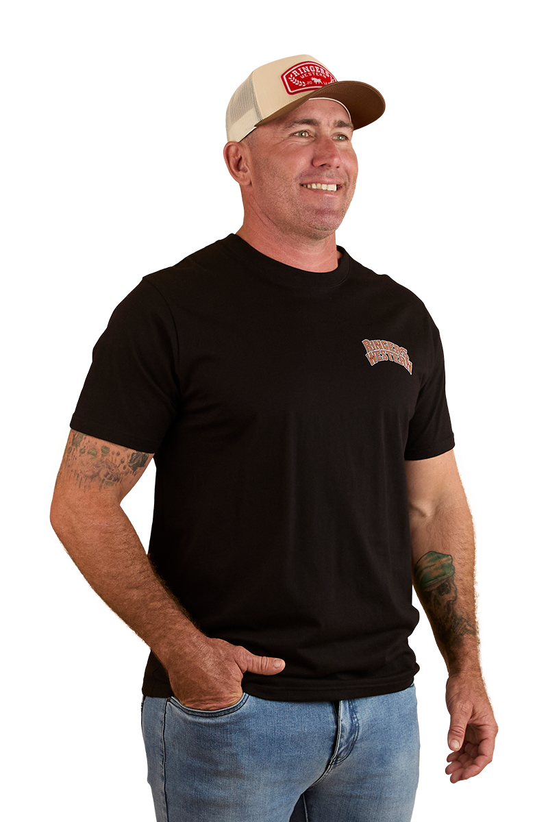 Do No Harm Take No Bull Mens Loose Fit T-Shirt - Black