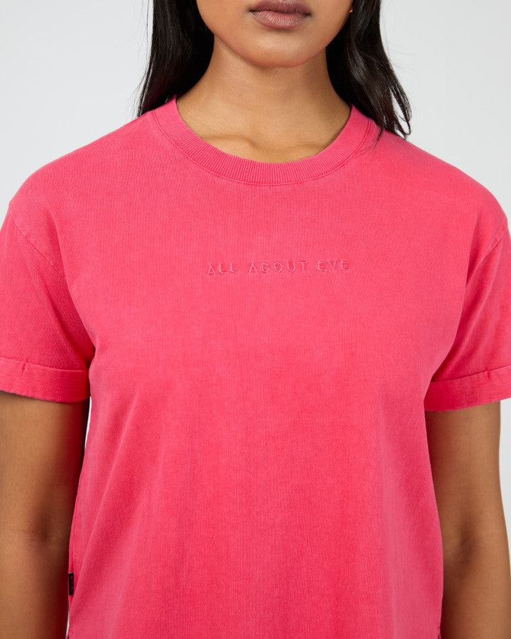 Washed Tee - Berry