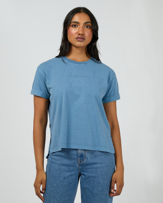 Washed Tee - Denim