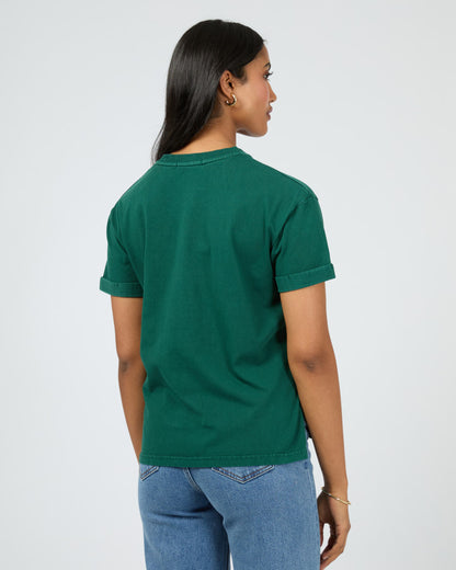 Washed Tee - Forrest Green