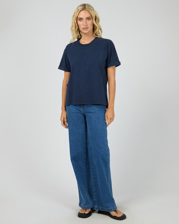 All About Eve Washed Tee - Navy