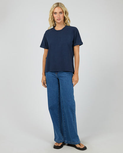 All About Eve Washed Tee - Navy