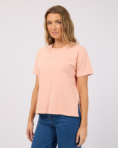 All About Eve Washed Tee - Peach