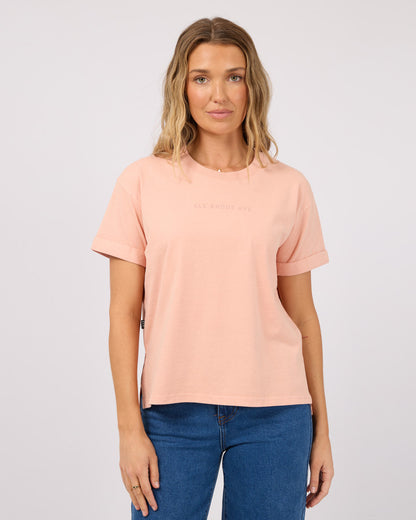 All About Eve Washed Tee - Peach