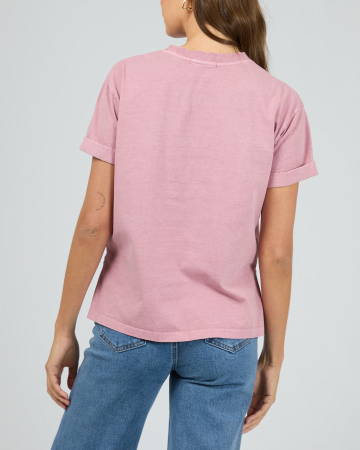 Washed Tee - Quartz Pink