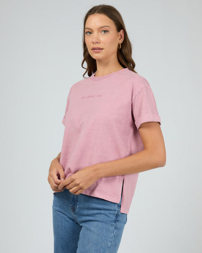 Washed Tee - Quartz Pink