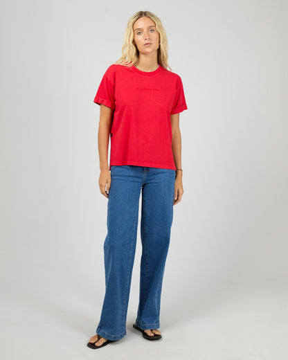 All About Eve Washed Tee - Red