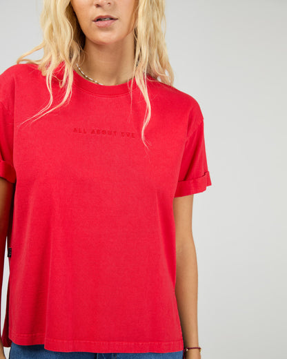 All About Eve Washed Tee - Red