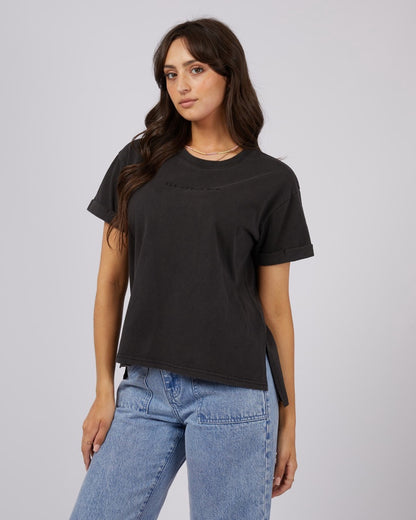 Washed Tee - Washed Black