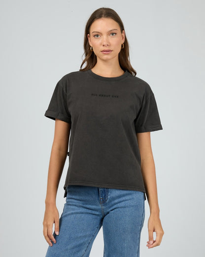 Washed Tee - Washed Black
