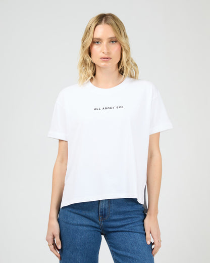 Washed Tee - White