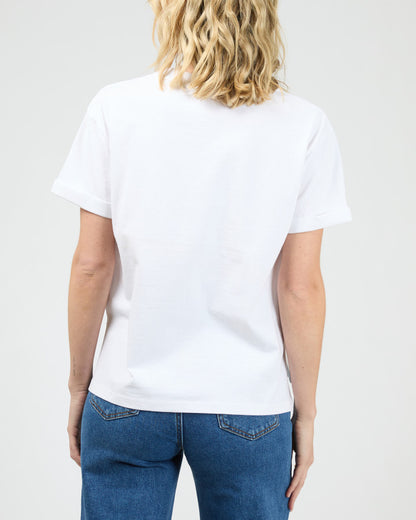 Washed Tee - White