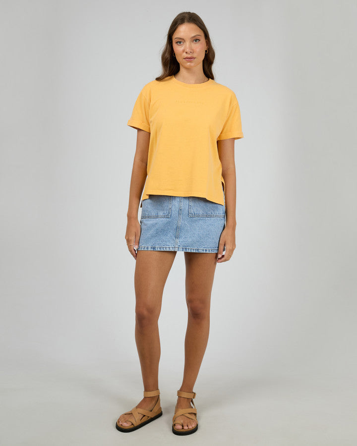 All About Eve Washed Tee - Yellow