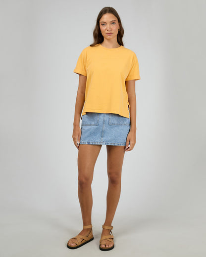 All About Eve Washed Tee - Yellow