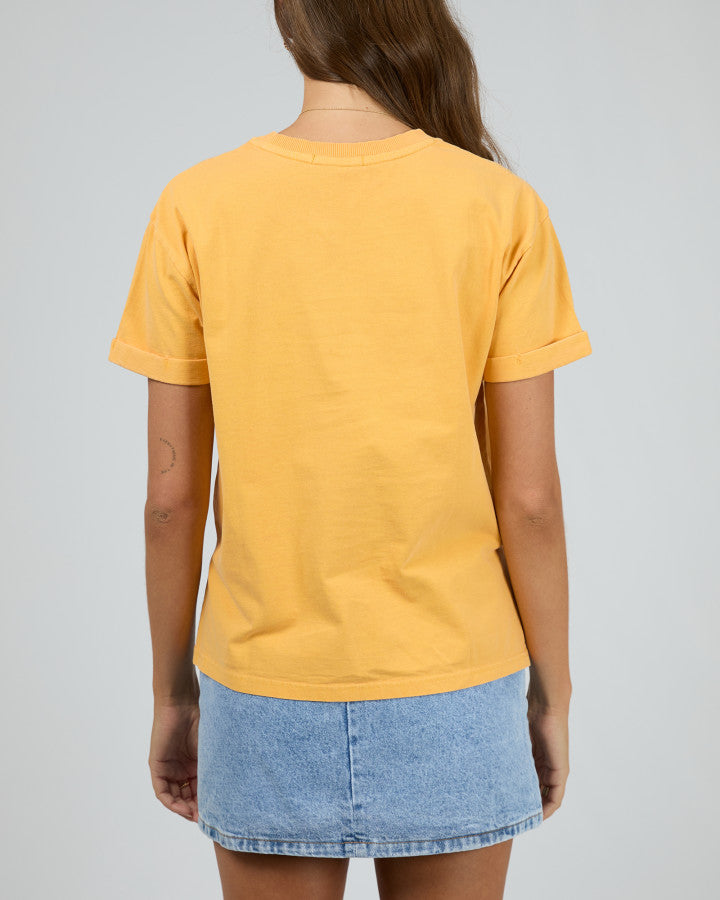 All About Eve Washed Tee - Yellow