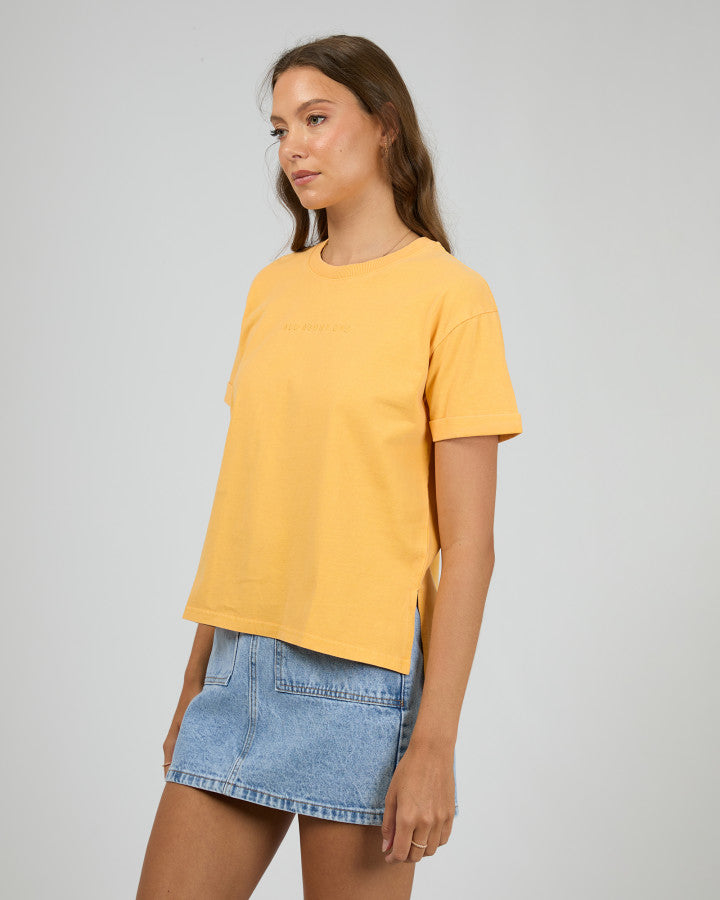 All About Eve Washed Tee - Yellow