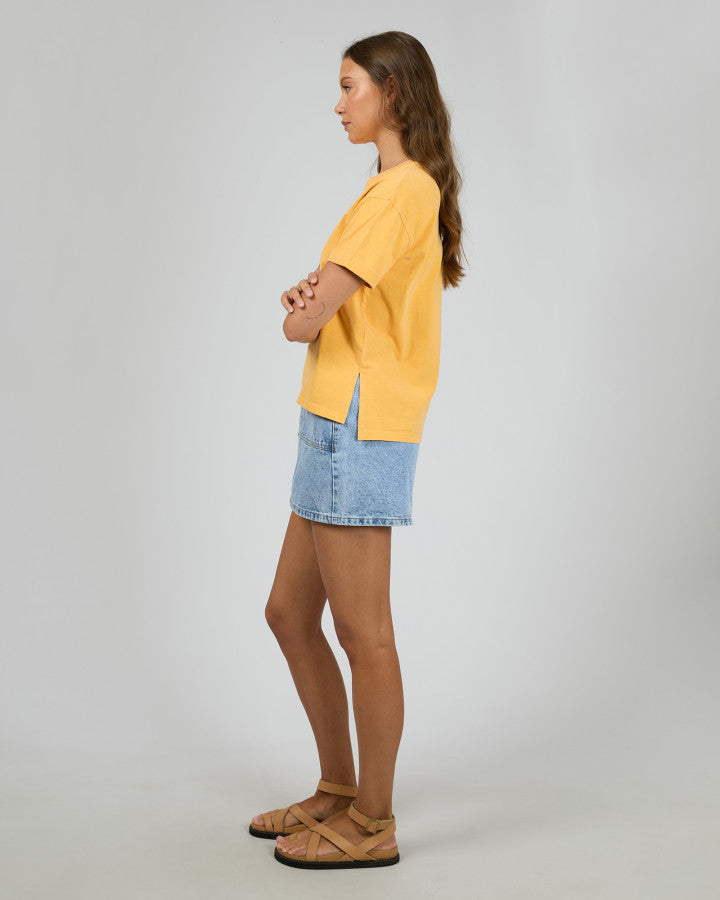 All About Eve Washed Tee - Yellow