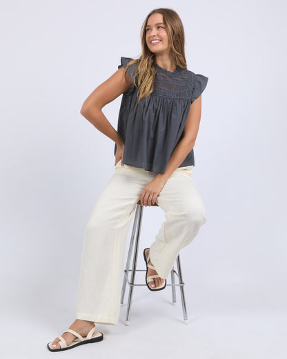 Adelyn Top - Charcoal