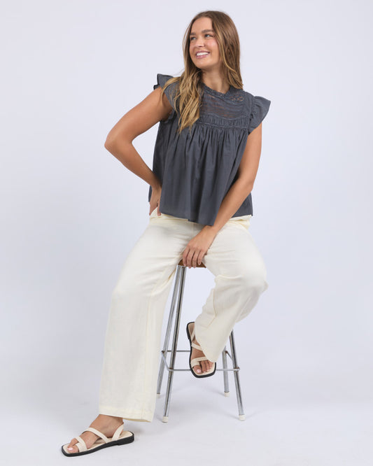 Adelyn Top - Charcoal