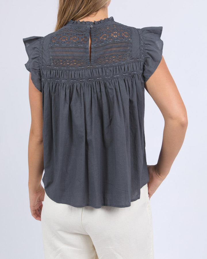 Adelyn Top - Charcoal