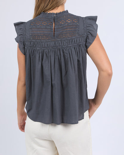 Adelyn Top - Charcoal