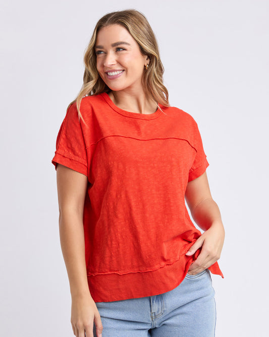 Foxwood Allison Tee - Red