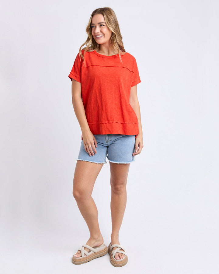 Foxwood Allison Tee - Red