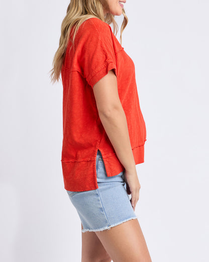 Foxwood Allison Tee - Red
