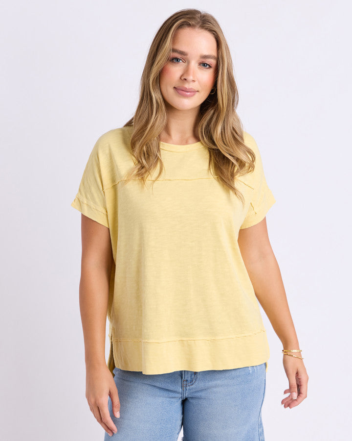 Foxwood Allison Tee - Sunlight Yellow