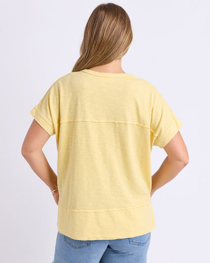 Foxwood Allison Tee - Sunlight Yellow