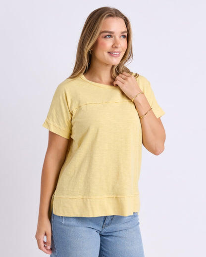 Foxwood Allison Tee - Sunlight Yellow