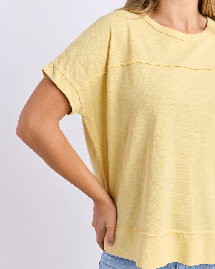 Foxwood Allison Tee - Sunlight Yellow
