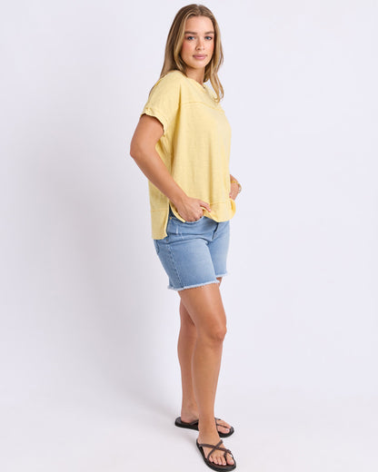 Foxwood Allison Tee - Sunlight Yellow