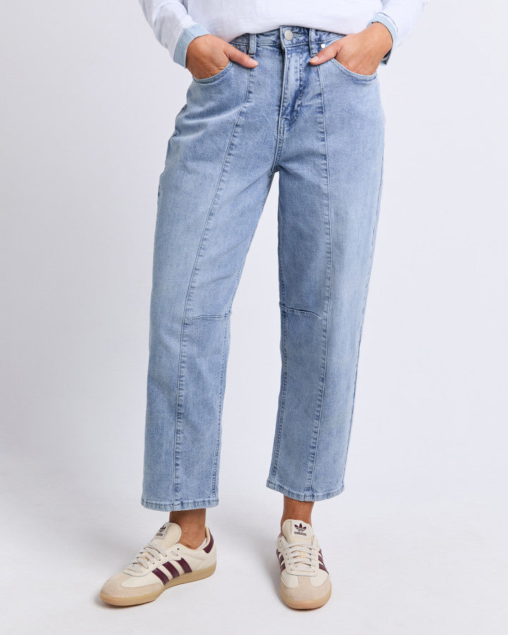 Foxwood Ambrose Barrel Jean | Light Blue