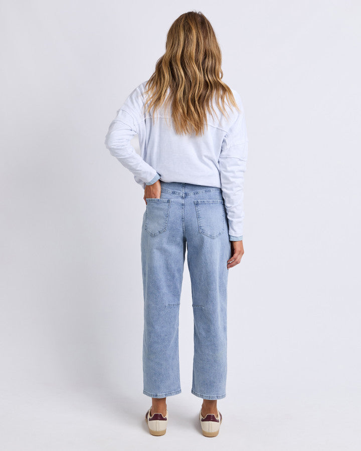 Foxwood Ambrose Barrel Jean | Light Blue