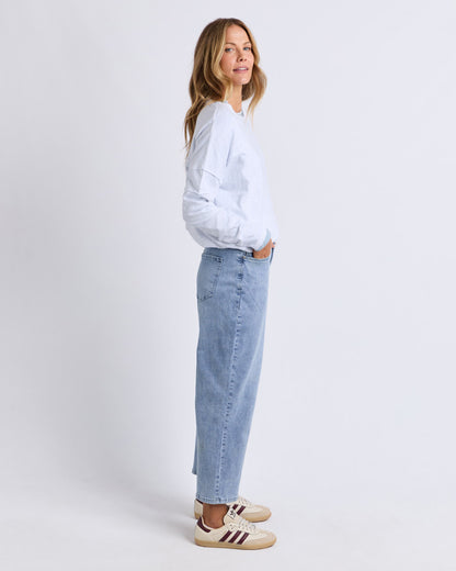 Foxwood Ambrose Barrel Jean | Light Blue