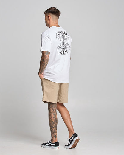 Anchor Bones SS Tee - White