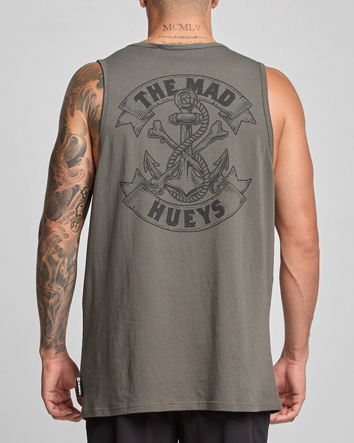 Anchor Bones Tank - Charcoal