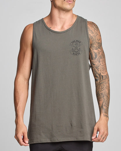 Anchor Bones Tank - Charcoal