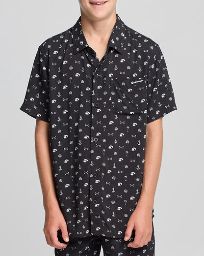Youth Anchor Bones Woven Shirt