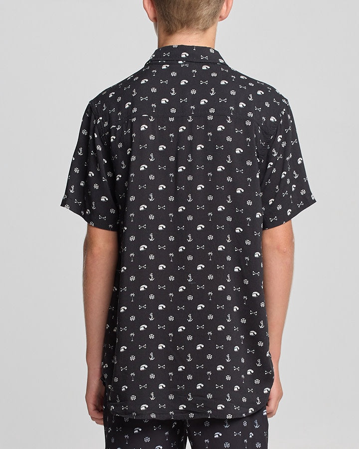 Youth Anchor Bones Woven Shirt