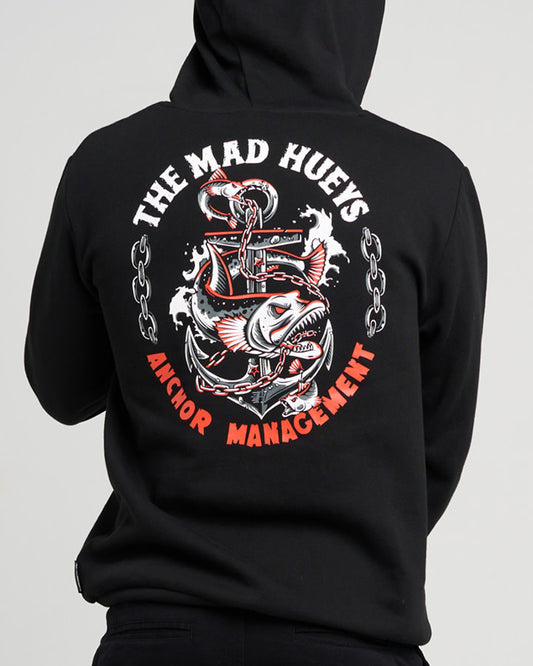 Anchor Management | Hooded Pullover - Black