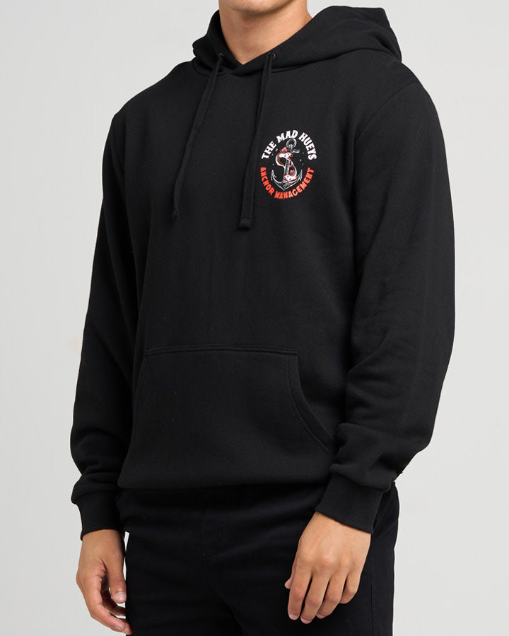 Anchor Management | Hooded Pullover - Black